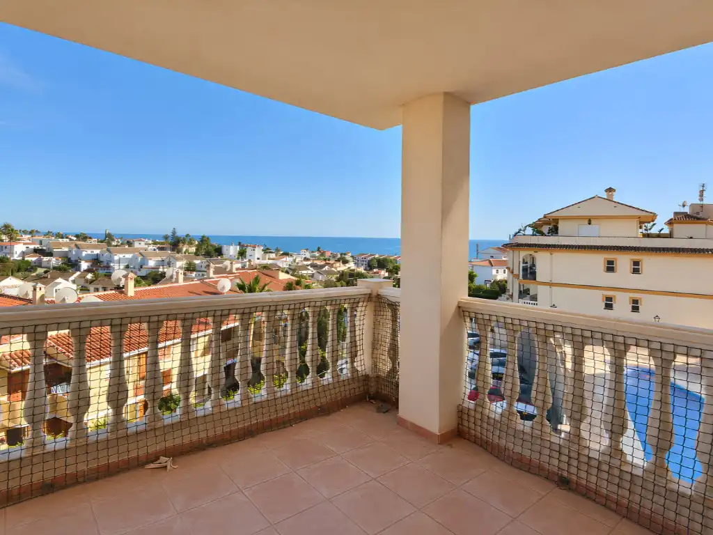 Balcony of Flat for sale in Los Boliches 