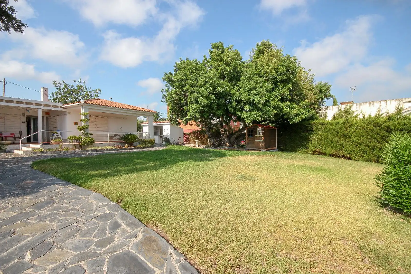 Jardín de Casa o chalet en venta en Cubelles con Calefacción, Jardín privado y Terraza