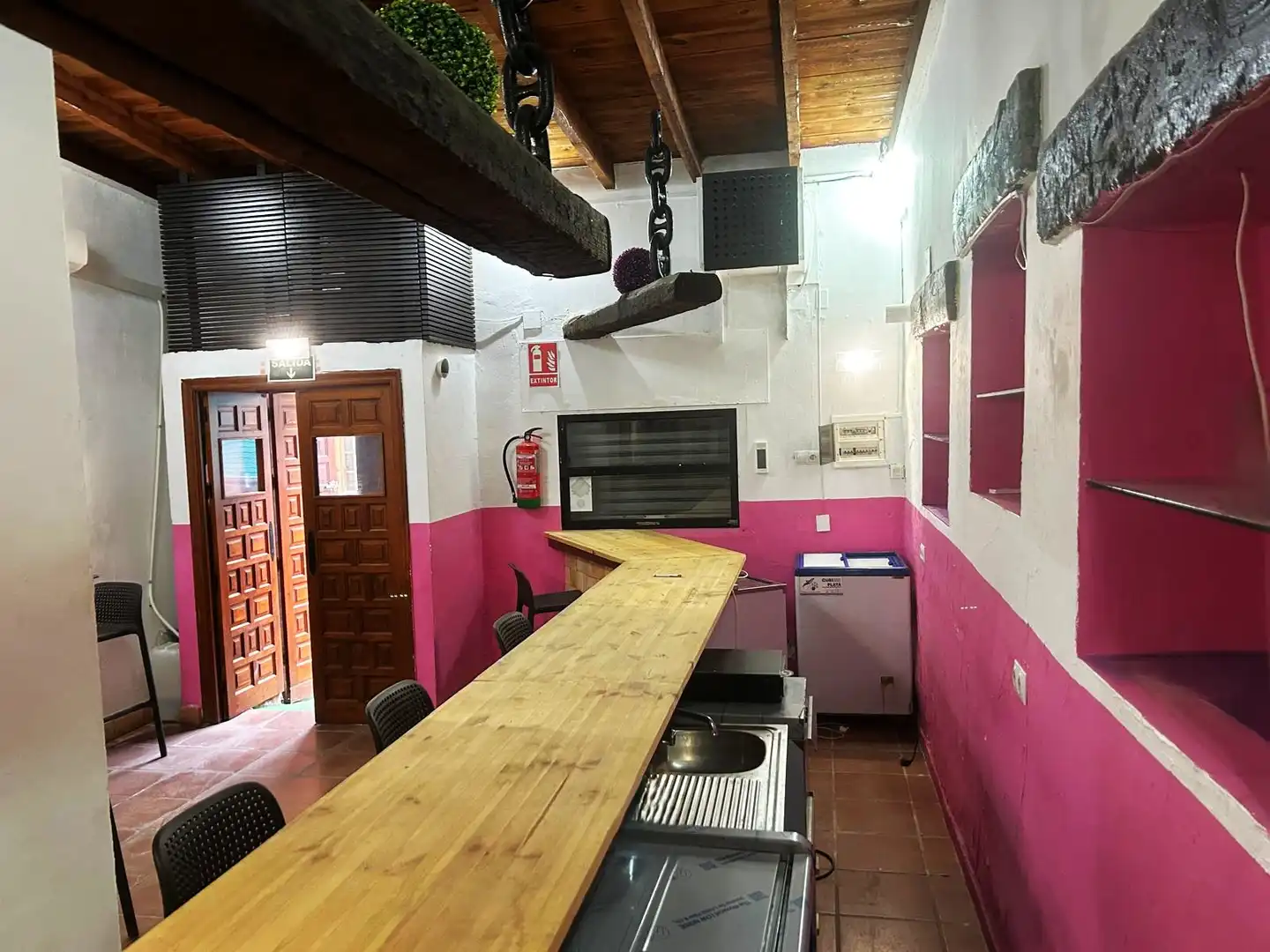 Kitchen of Commercial properties for rent in Cartagena  with Air Conditioner, Heating and Furnished