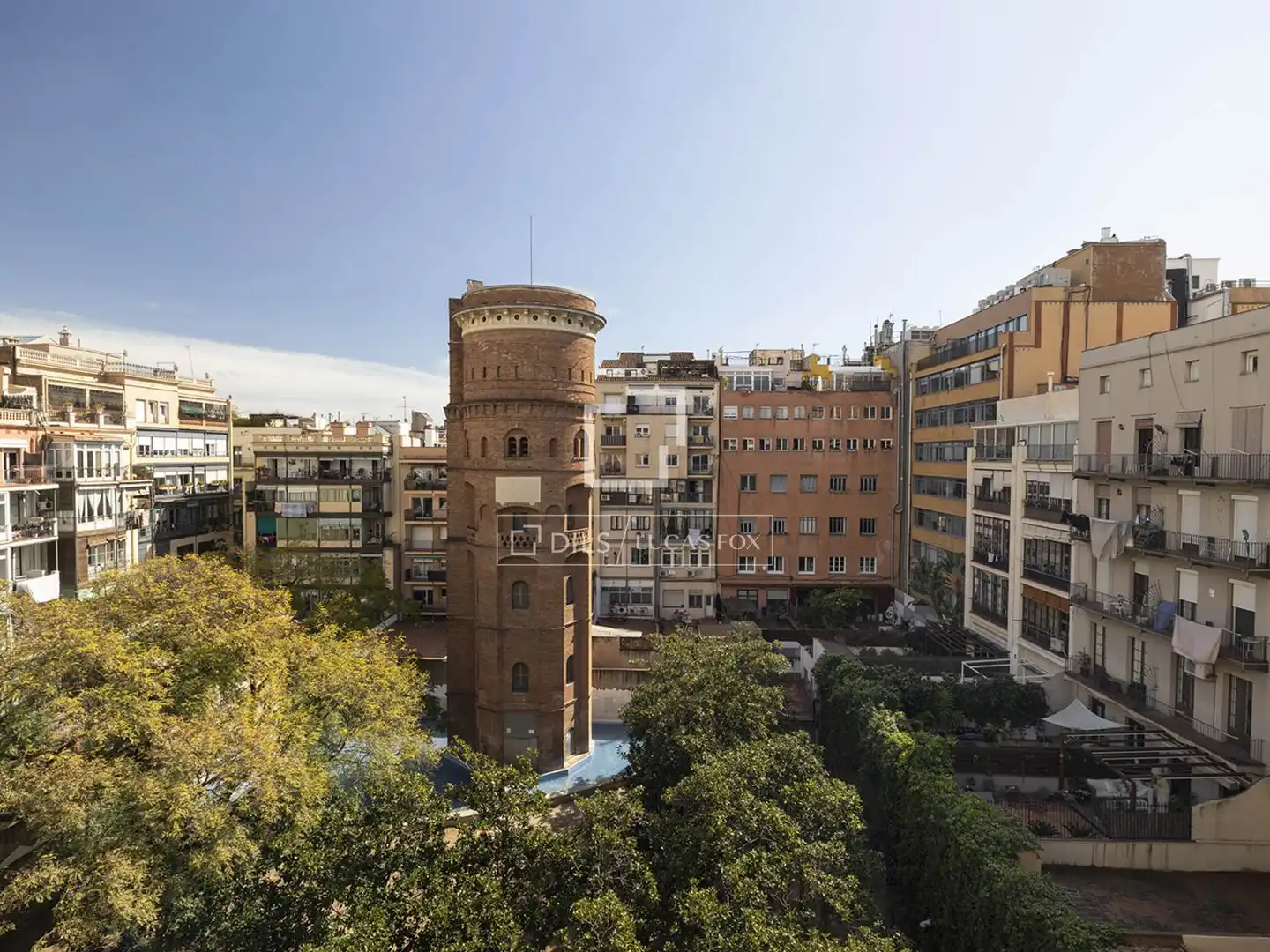 Exterior view of Flat for sale in Barcelona  with Air Conditioner, Heating and Parquet flooring