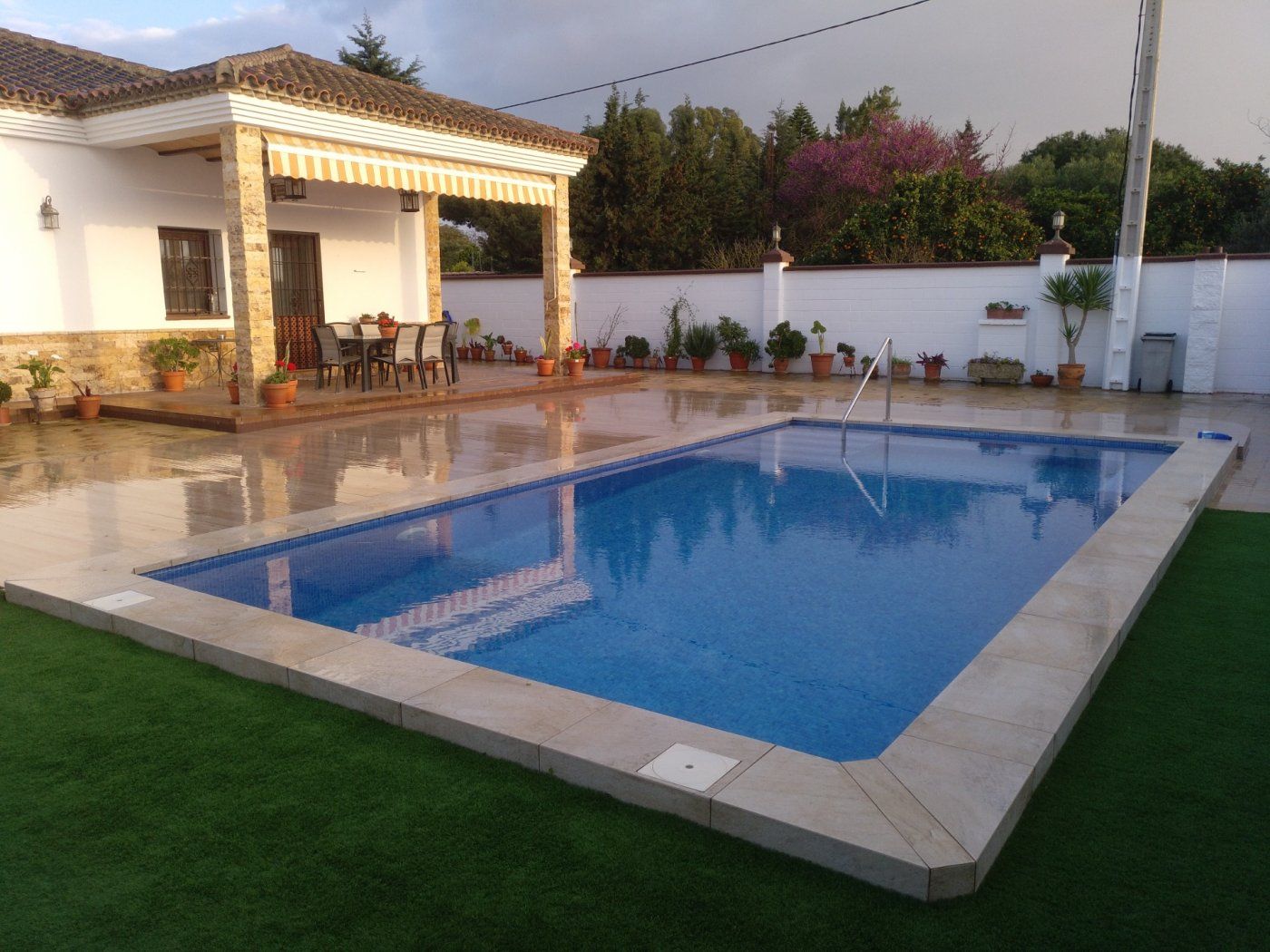 Swimming pool of House or chalet for sale in Chiclana de la Frontera  with Air Conditioner, Terrace and Storage room