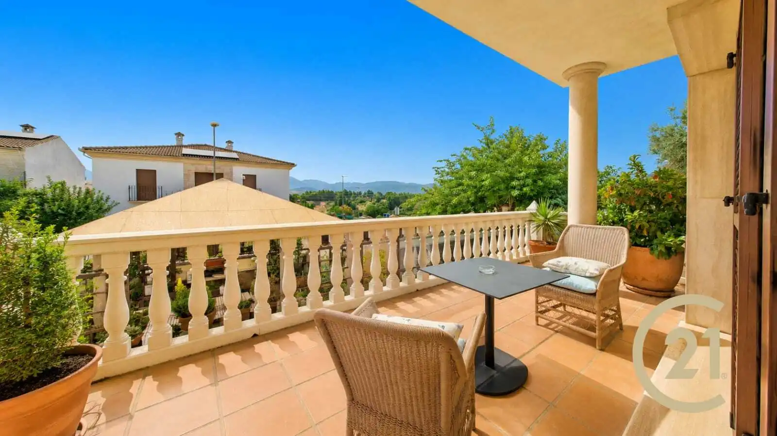 Terrassa de Casa o xalet en venda en Ronda amb Aire condicionat, Calefacció i Jardí privat