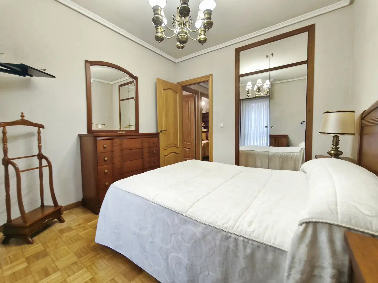 Bedroom of Flat for sale in  Logroño  with Heating, Parquet flooring and Terrace