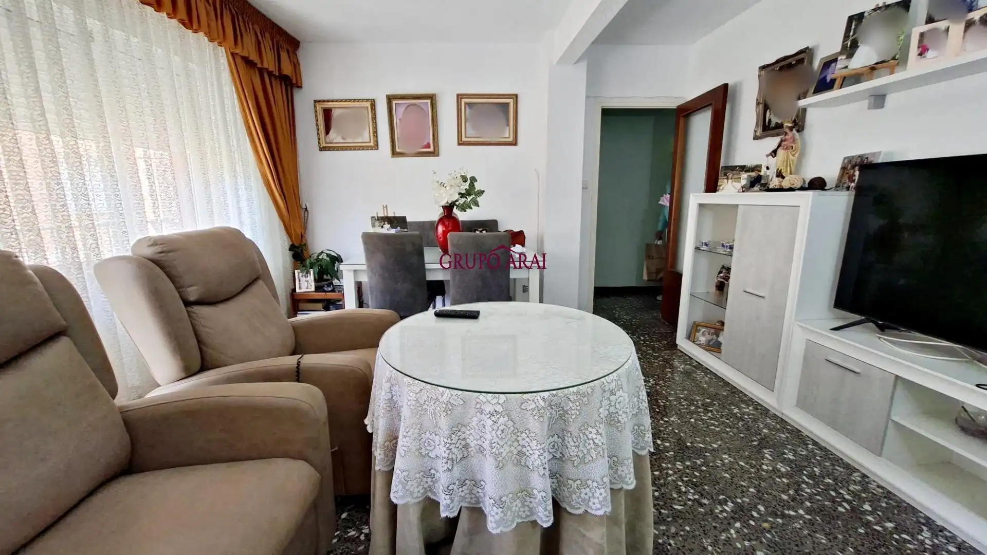 Living room of Flat for sale in Aspe  with Balcony