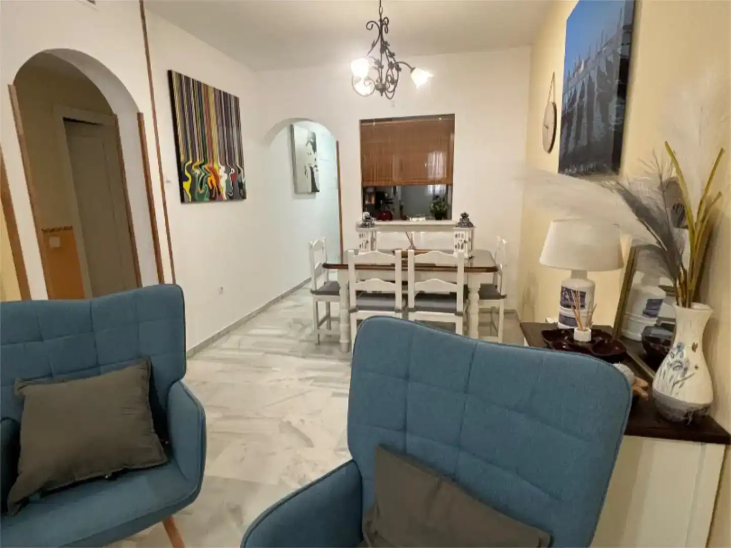 Dining room of Flat for rent in Rota  with Air Conditioner, Storage room and Swimming Pool