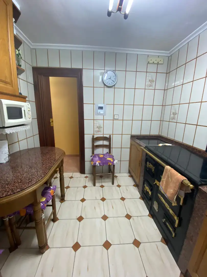 Kitchen of Flat for sale in San Martín del Rey Aurelio  with Heating, Storage room and Furnished