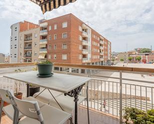 Terrace of Flat for sale in Badalona  with Air Conditioner, Heating and Parquet flooring