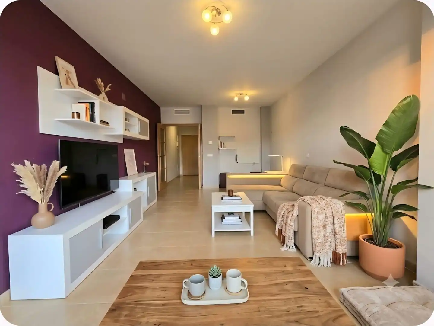 Wohnzimmer von Wohnung zum Verkauf in Mijas mit Klimaanlage, Terrasse und Abstellraum