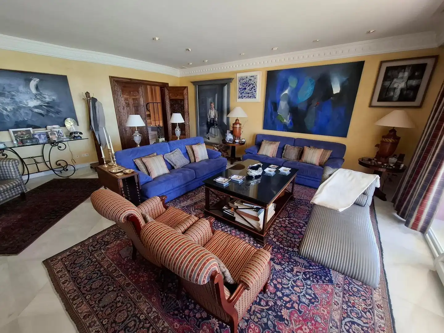 Sala de estar de Casa o chalet en venta en Alicante / Alacant con Calefacción, Jardín privado y Terraza