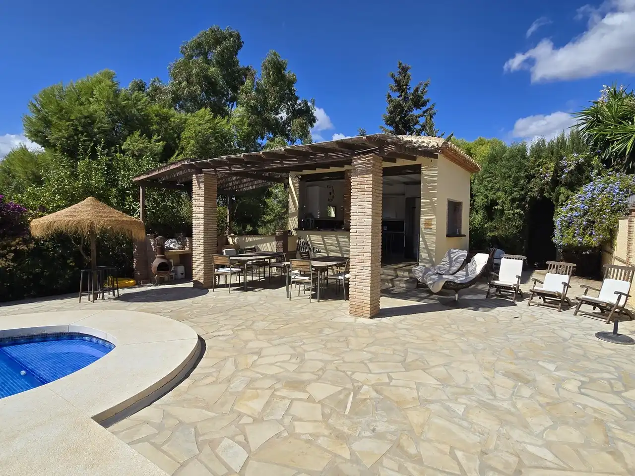 Terrace of Houses for sale in Viñuela  with Air Conditioner, Terrace and Swimming Pool