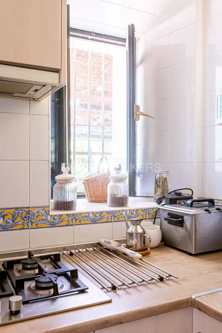 Cocina de Casa o chalet en venta en Bienvenida con Calefacción y Jardín privado