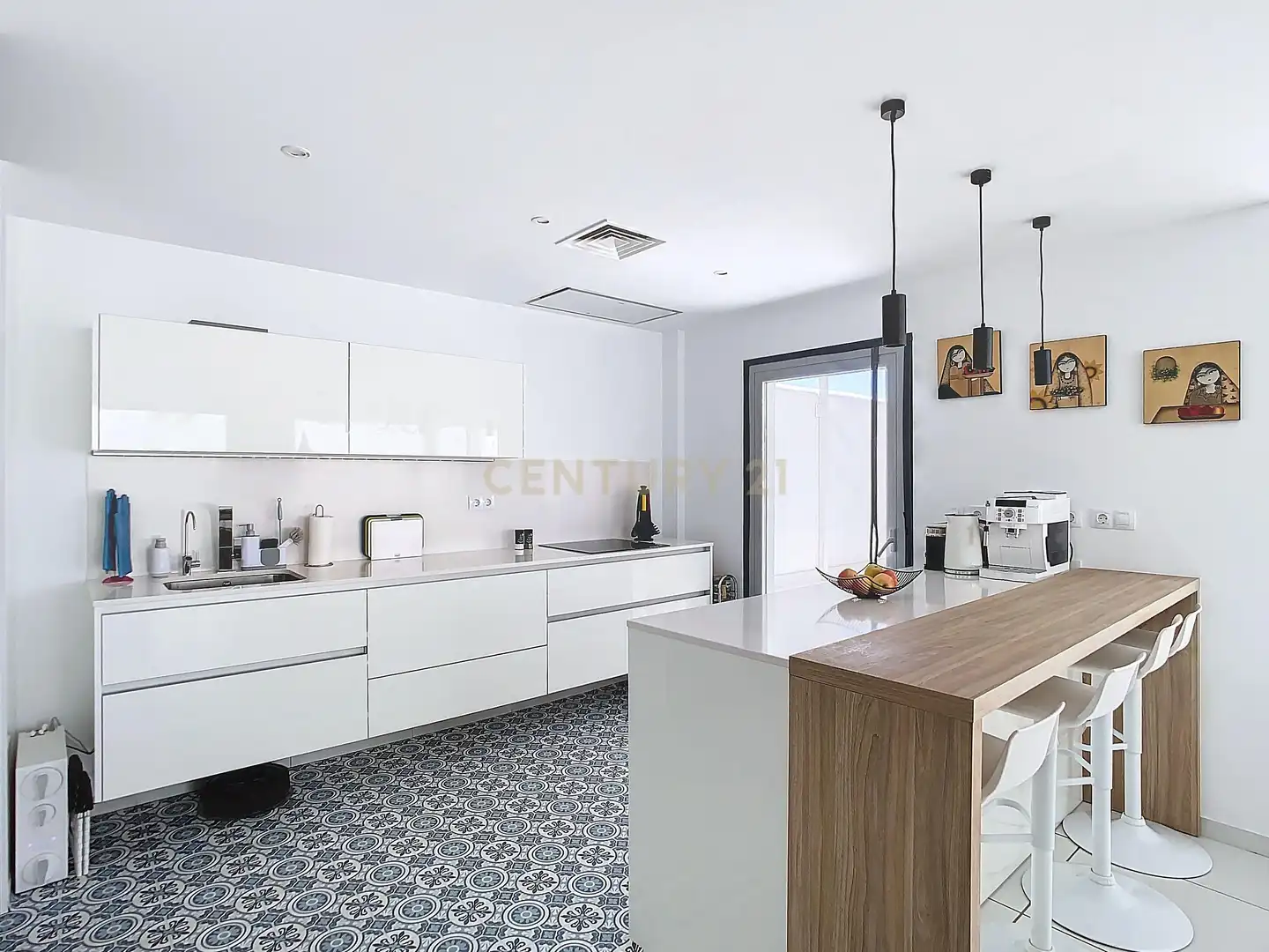 Küche von Haus oder Chalet zum Verkauf in Benalmádena mit Klimaanlage, Balkon und Alarm