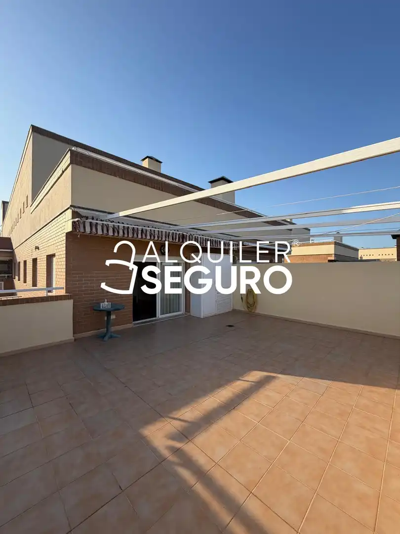 Terrace of Flat for rent in Oropesa del Mar / Orpesa  with Air Conditioner, Terrace and Swimming Pool