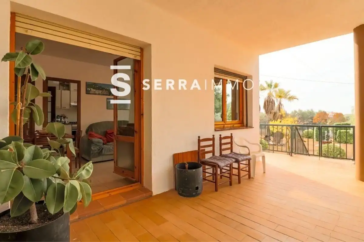 Terrassa de Casa o xalet en venda en Font-rubí amb Jardí privat