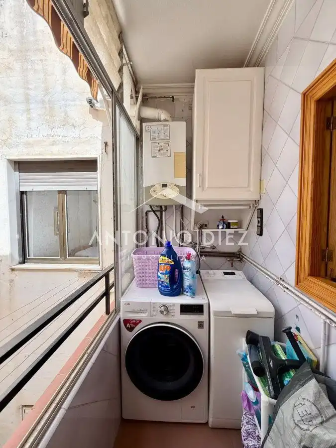 Balcony of Flat for sale in Aspe  with Air Conditioner