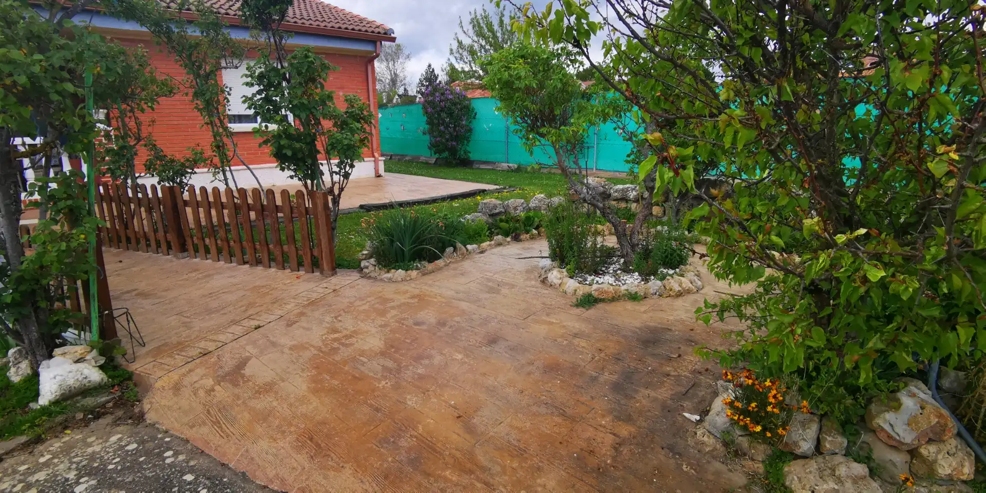 Terrassa de Finca rústica en venda en Grijota amb Jardí privat, Terrassa i Piscina