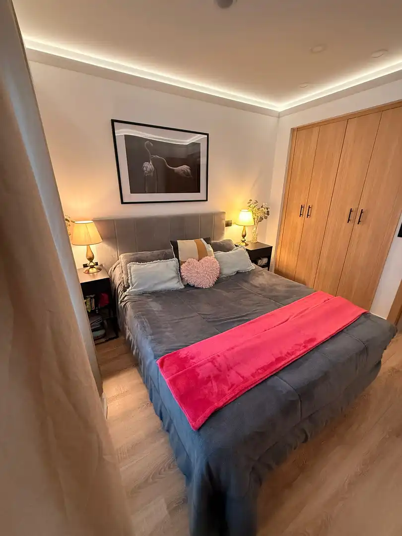 Bedroom of Flat for rent in Madrid  with Private garden, Terrace and Furnished