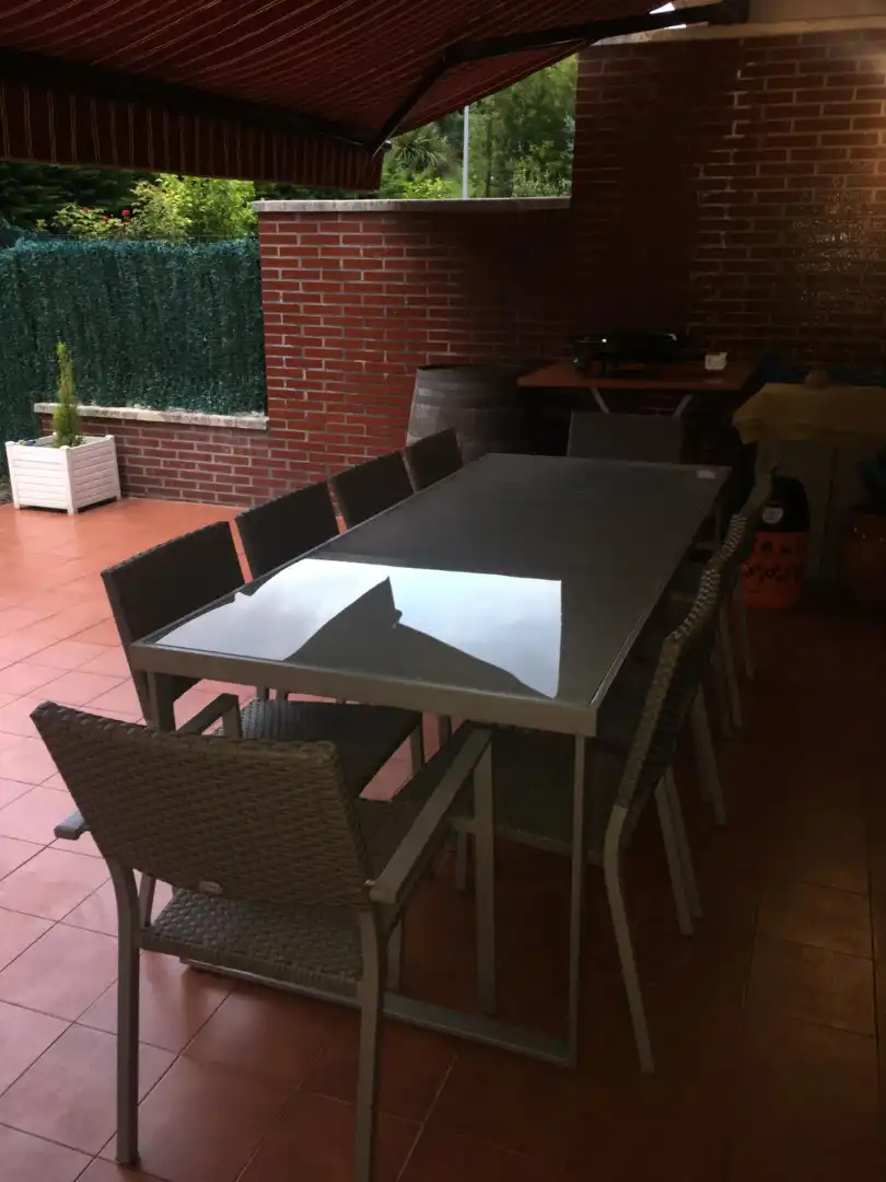 Terraza de Casa adosada en venta en Alonsotegi con Calefacción, Jardín privado y Trastero