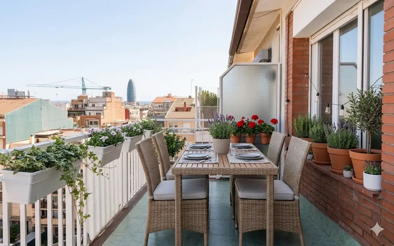 Terraza de Ático en venta en Barcelona con Calefacción y Terraza