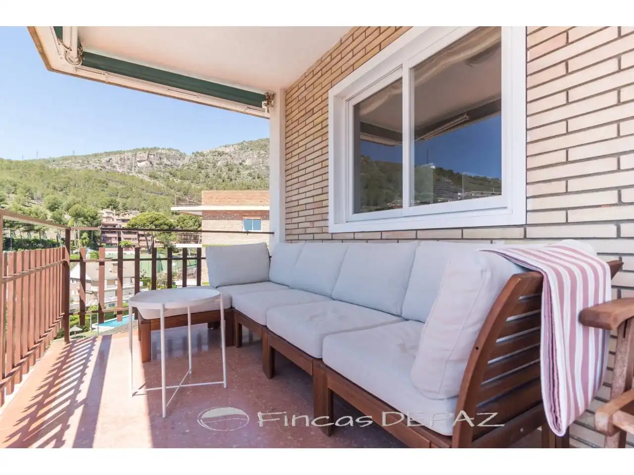 Terraza de Apartamento de alquiler en Castelldefels con Parquet, Terraza y Amueblado