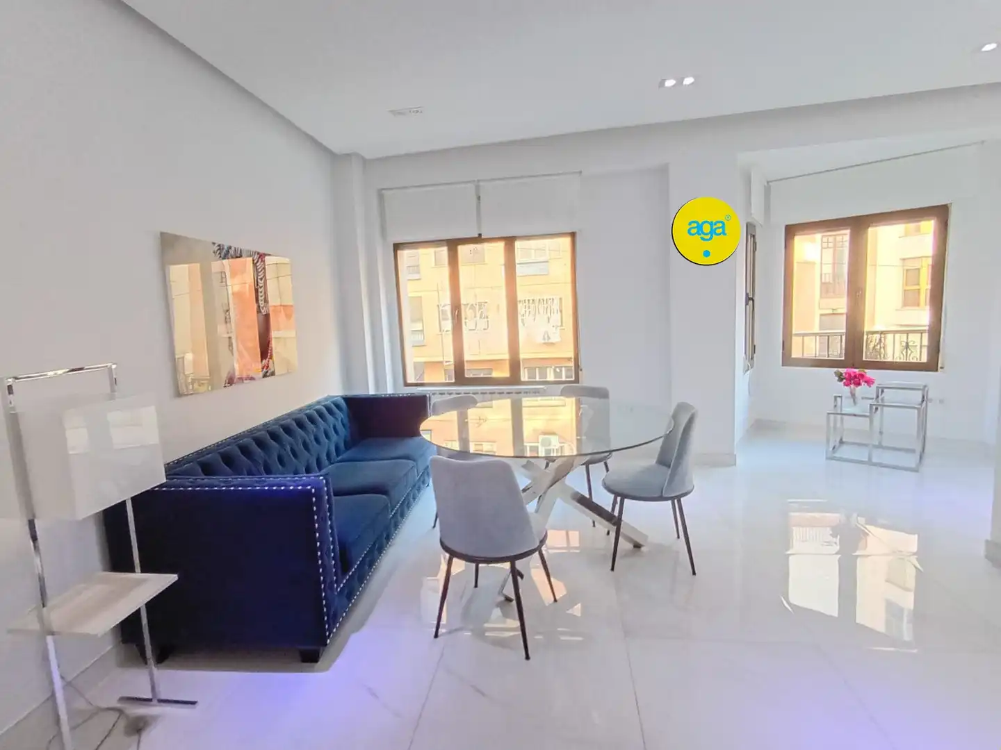 Living room of Flat for rent in Jaén  with Air Conditioner, Heating and Furnished
