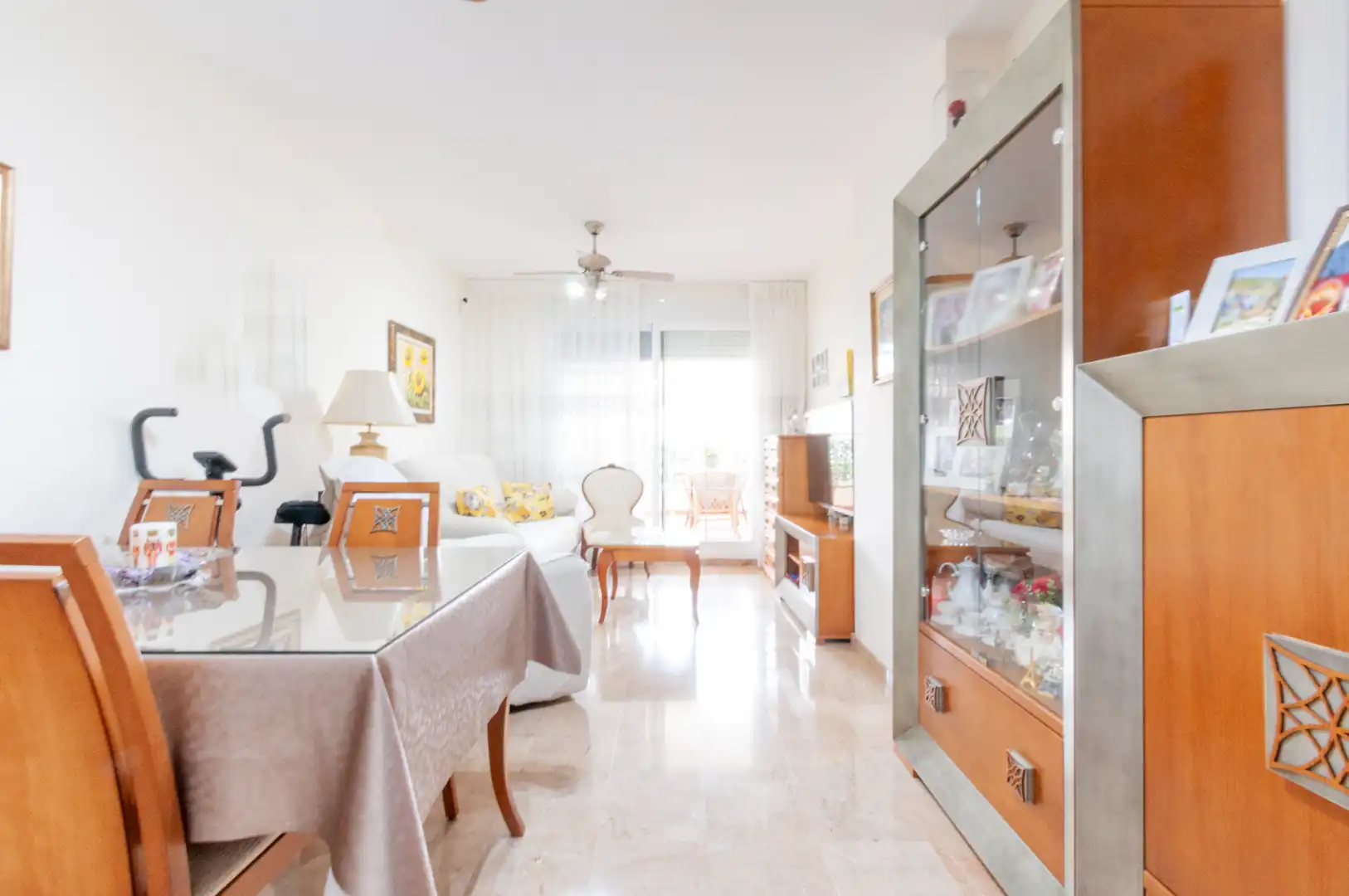 Dining room of Flat for sale in Roquetas de Mar  with Furnished, Oven and Washing machine