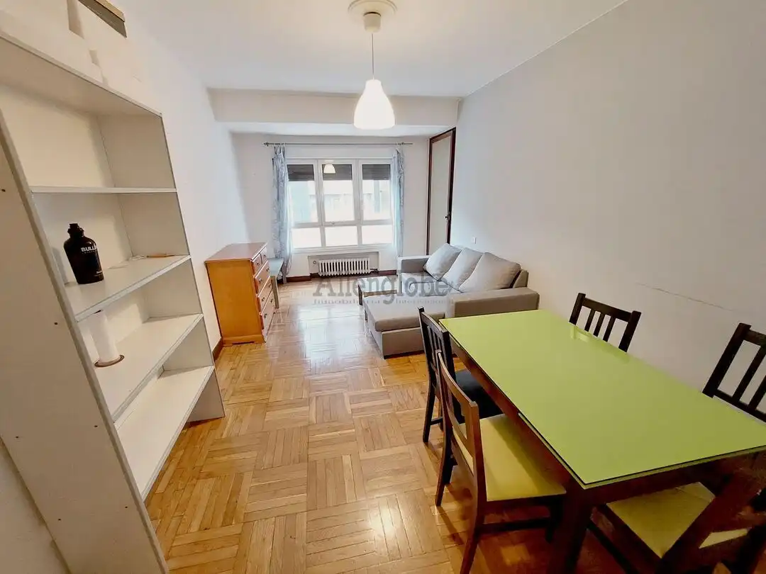 Sala de estar de Piso de alquiler en Oviedo  con Calefacción y Balcón