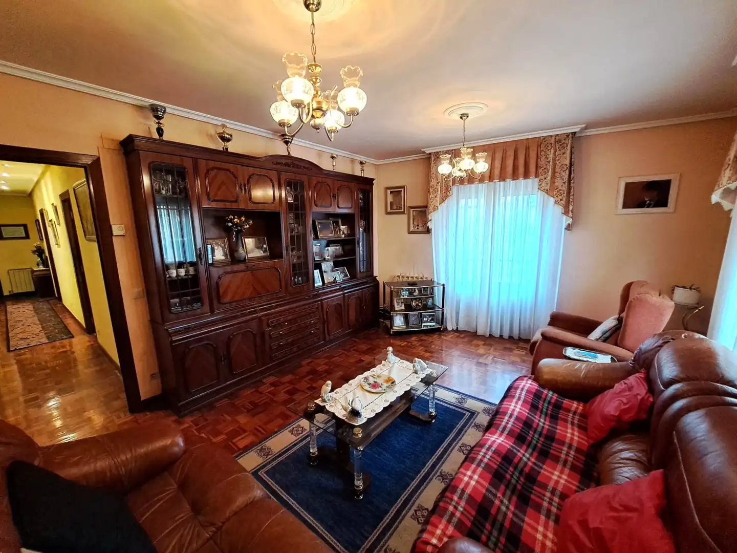 Sala de estar de Piso en venta en Haro con Calefacción, Amueblado y Balcón