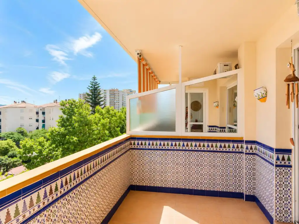 Balcony of Flat for sale in Fuengirola  with Air Conditioner, Terrace and Swimming Pool