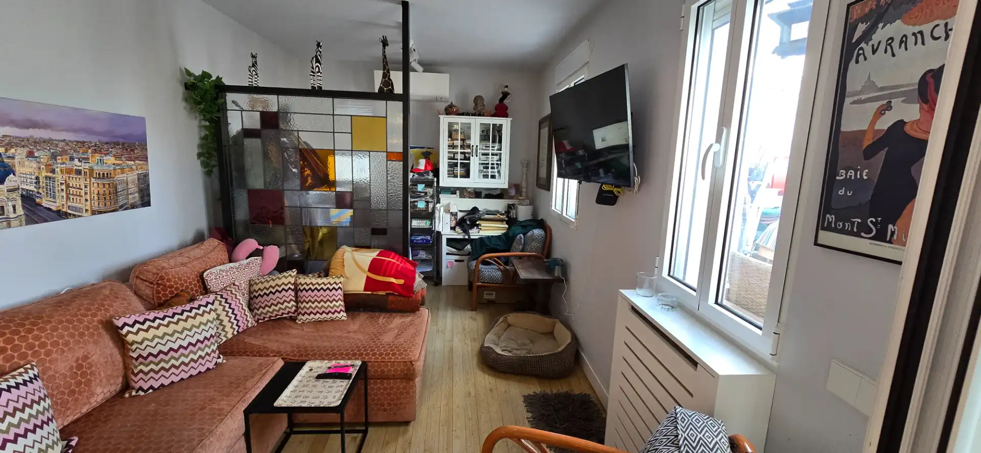 Sala de estar de Ático en venta en Madrid con Aire acondicionado, Calefacción y Parquet