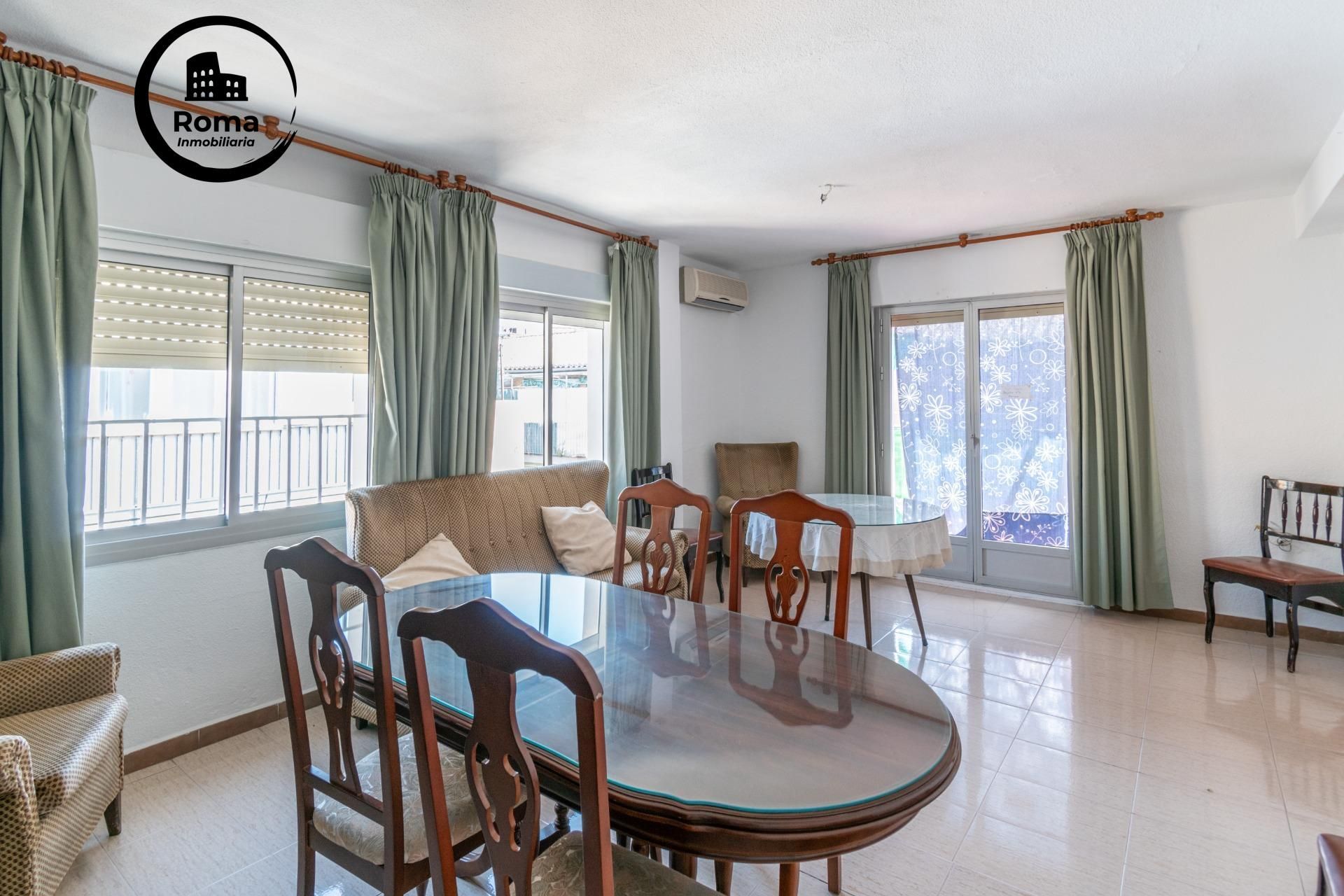Dining room of Attic for sale in  Granada Capital  with Air Conditioner, Terrace and Balcony