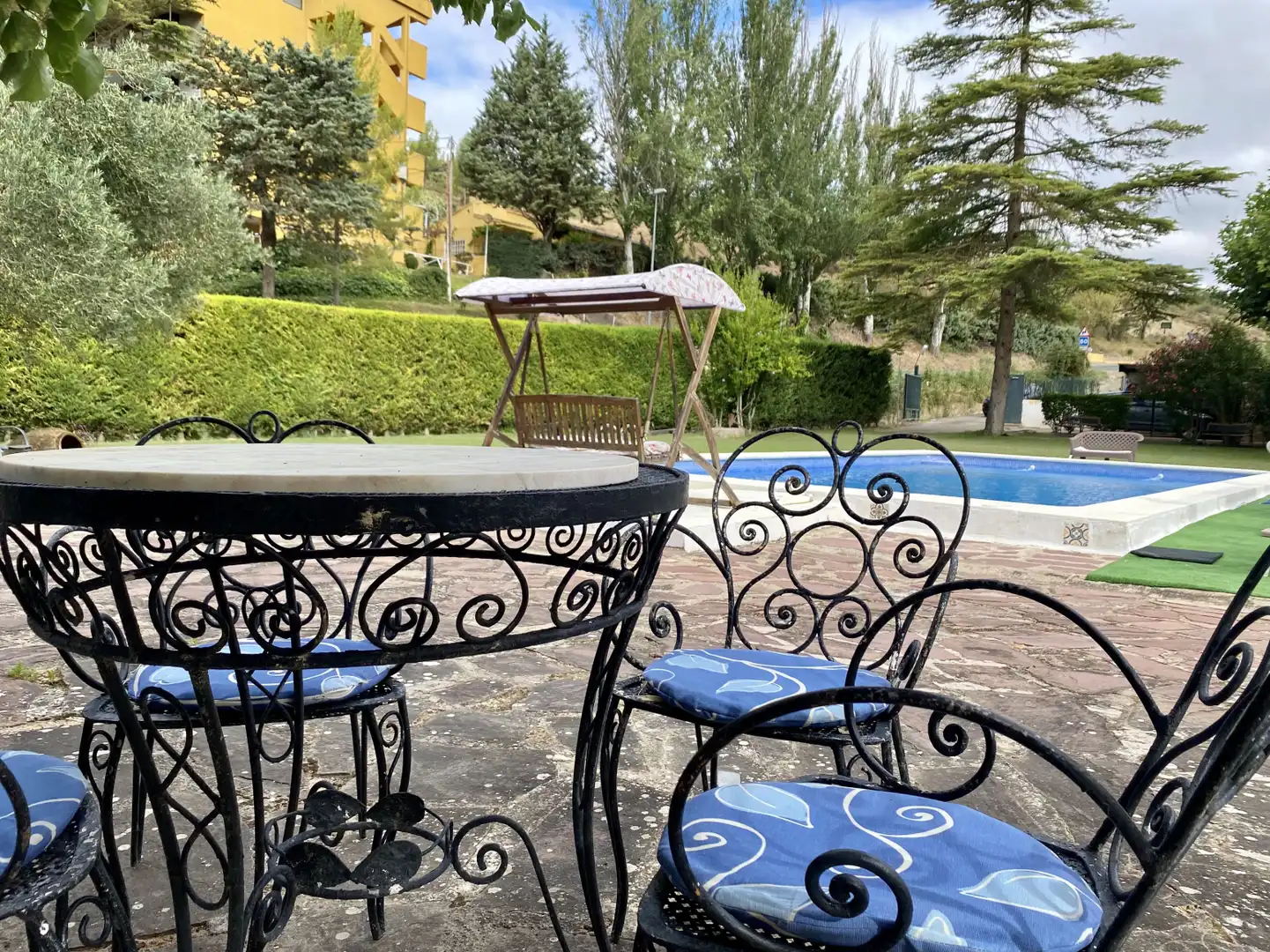 Terraza de Casa o chalet en venta en Lanciego / Lantziego con Calefacción, Jardín privado y Parquet