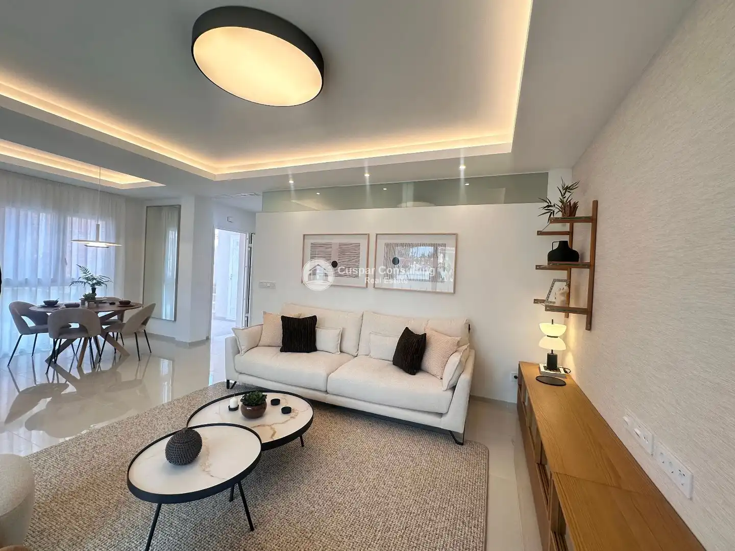 Sala de estar de Apartamento en venta en Rojales con Aire acondicionado, Calefacción y Jardín privado