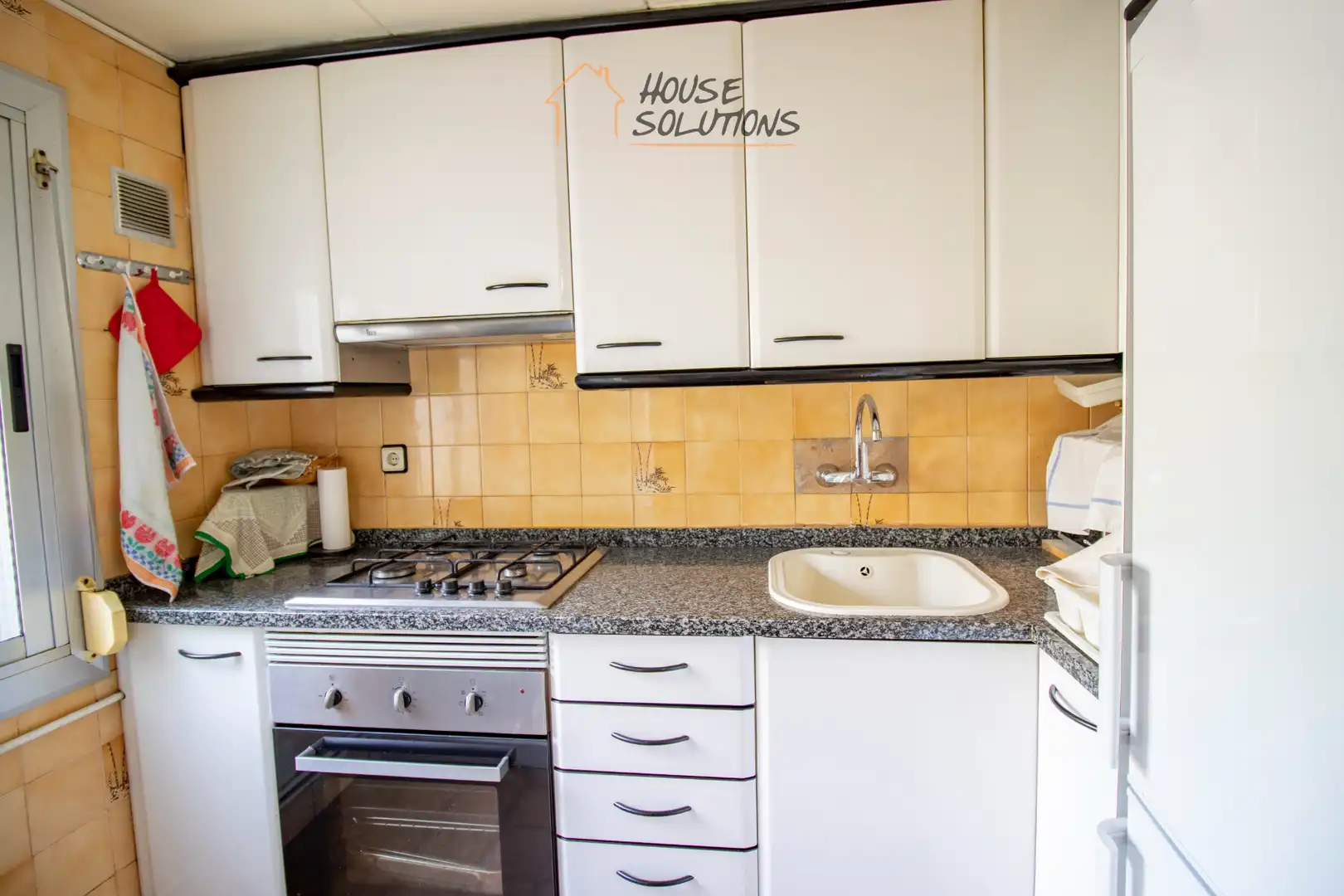 Cocina de Piso en venta en Sabadell con Aire acondicionado, Amueblado y Horno