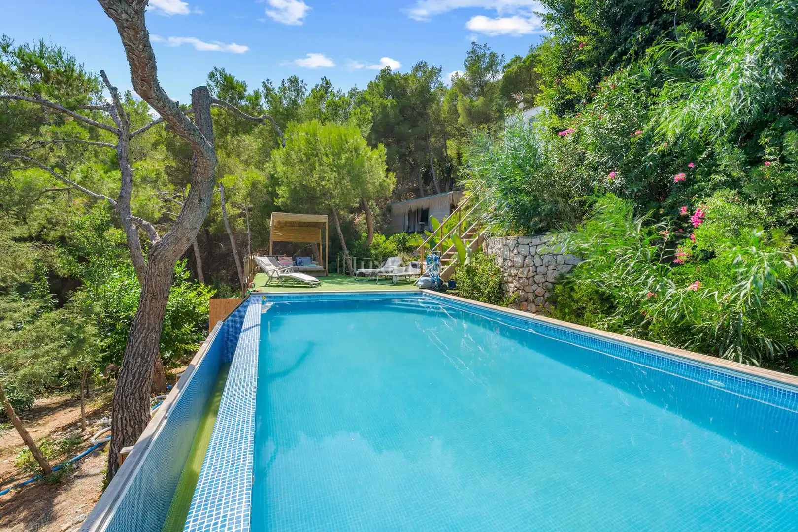 Piscina de Casa o xalet de lloguer en Sant Josep  