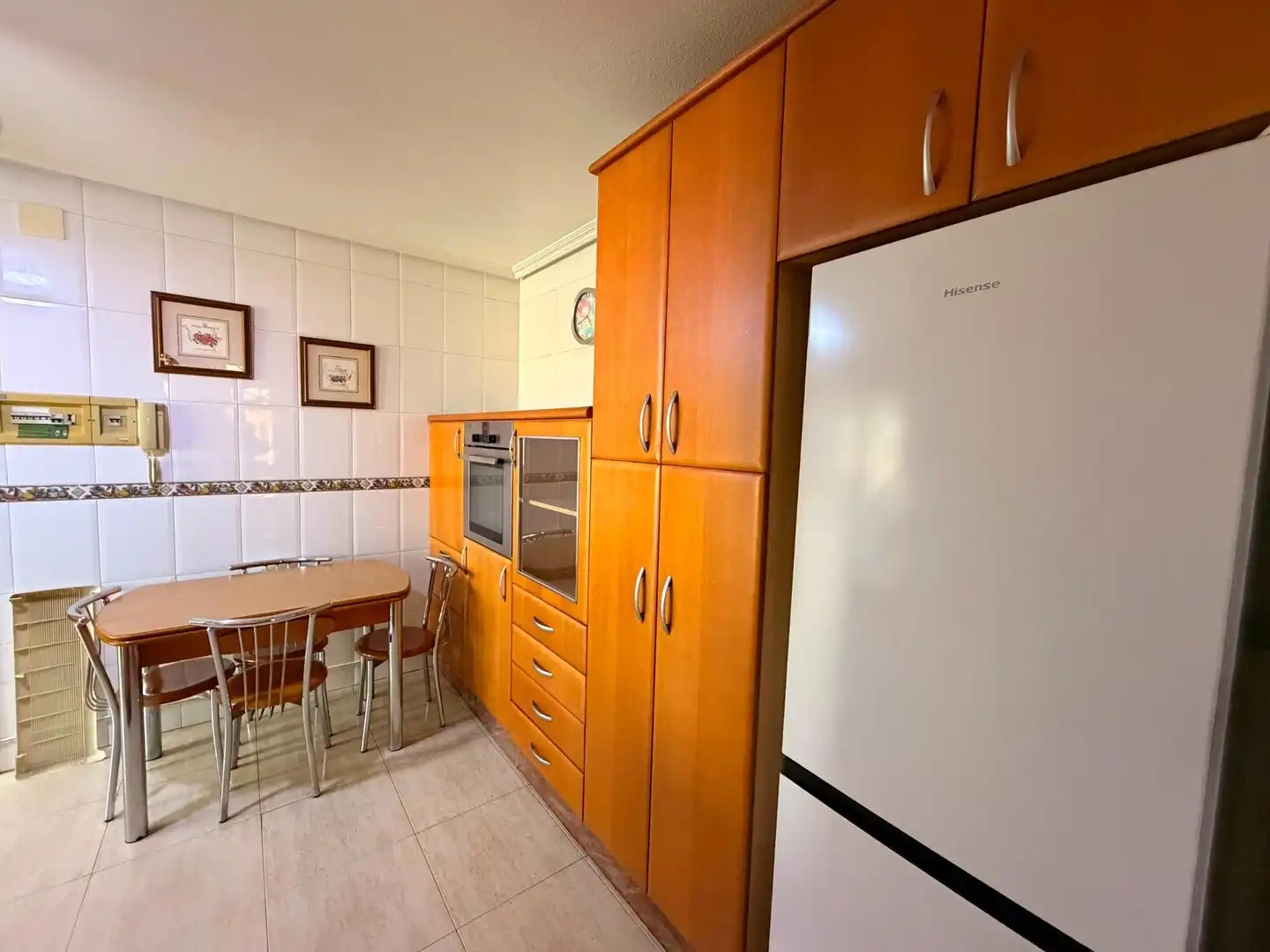 Cuina de Planta baixa de lloguer en Murcia amb Aire condicionat, Jardí privat i Terrassa