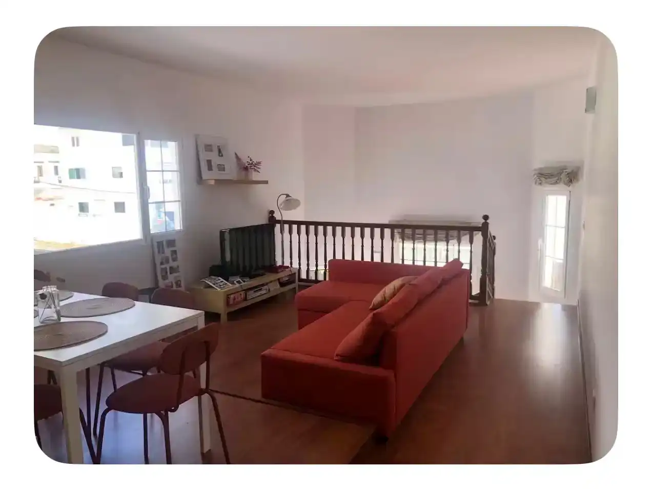 Sala de estar de Piso de alquiler en Haría con Aire acondicionado, Parquet y Amueblado