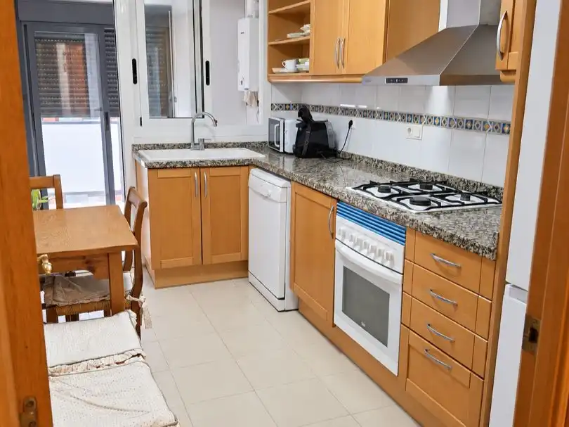 Kitchen of Flat for sale in  Valencia Capital  with Air Conditioner, Terrace and Balcony