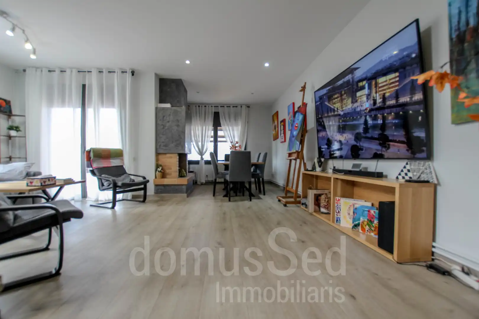 Living room of Detached homes for sale in El Masnou  with Air Conditioner, Heating and Terrace