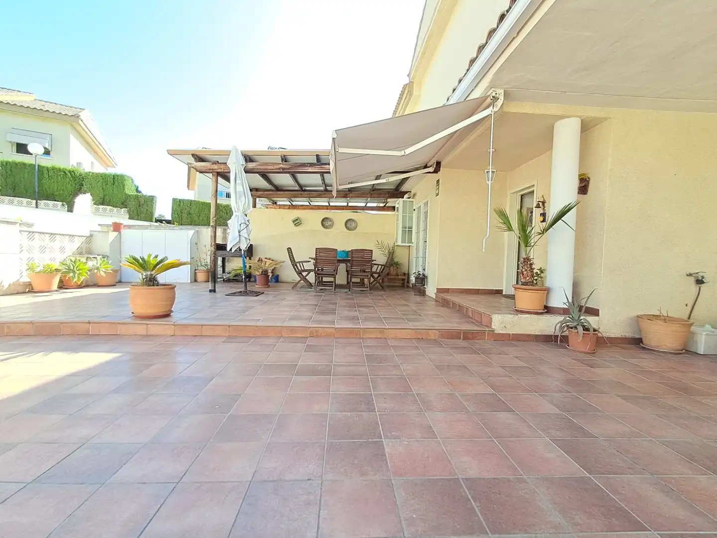 Terrassa de Casa adosada en venda en La Nucia amb Aire condicionat, Calefacció i Jardí privat