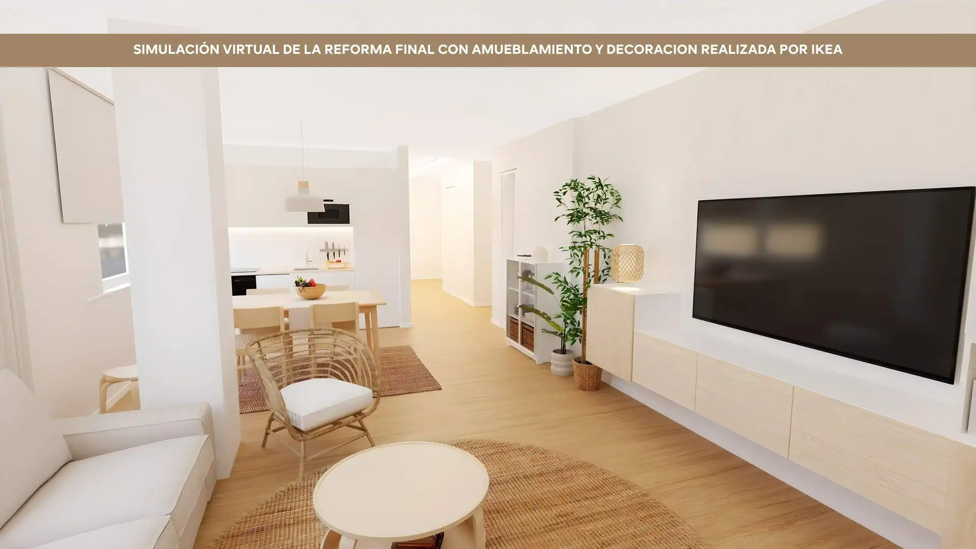 Wohnzimmer von Wohnung zum Verkauf in Zaragoza mit Klimaanlage und Heizung