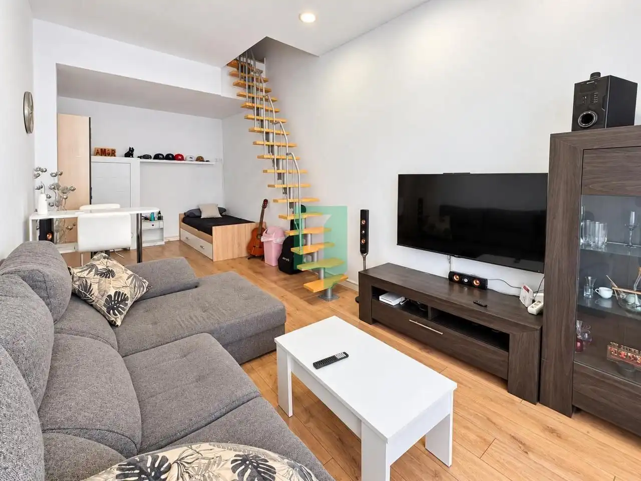Sala de estar de Piso en venta en Badalona con Aire acondicionado