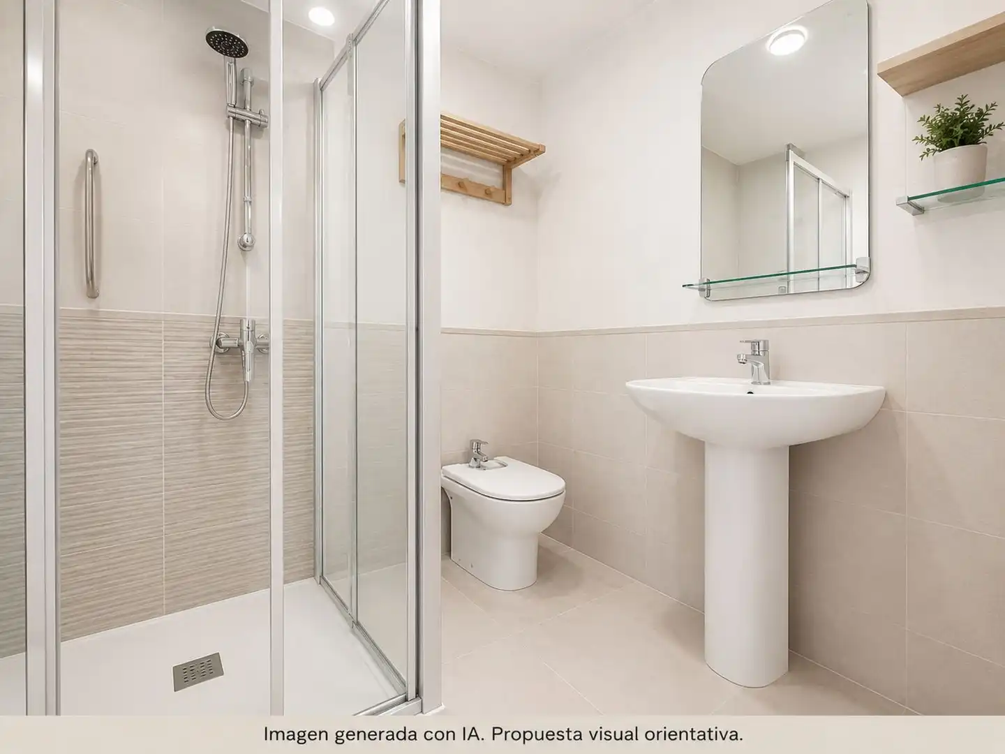 Baño de Apartamento en venta en El Campello con Aire acondicionado, Calefacción y Terraza