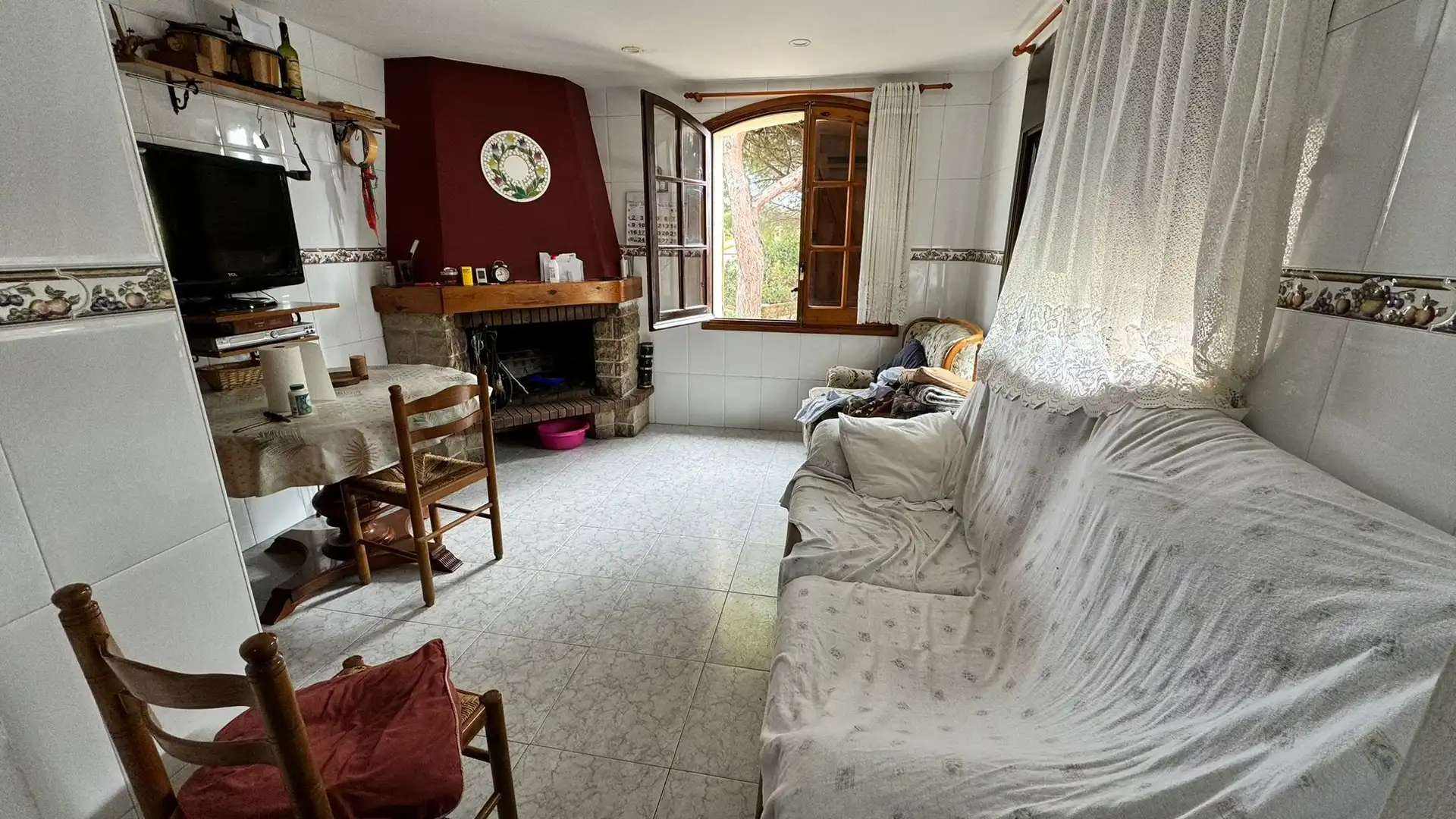 Sala de estar de Casa o chalet en venta en Calonge i Sant Antoni con Calefacción, Jardín privado y Terraza