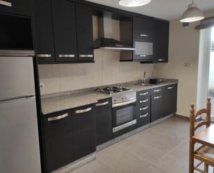 Kitchen of Flat to rent in Santiago de Compostela   with Heating, Private garden and Terrace