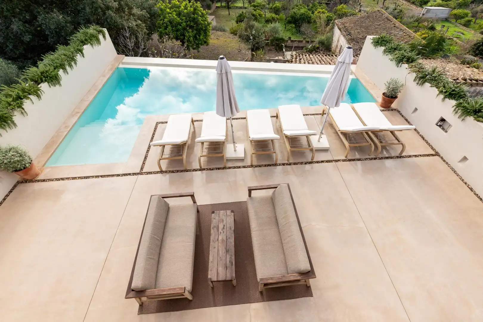 Terraza de Casa o chalet en venta en Búger con Aire acondicionado, Calefacción y Jardín privado