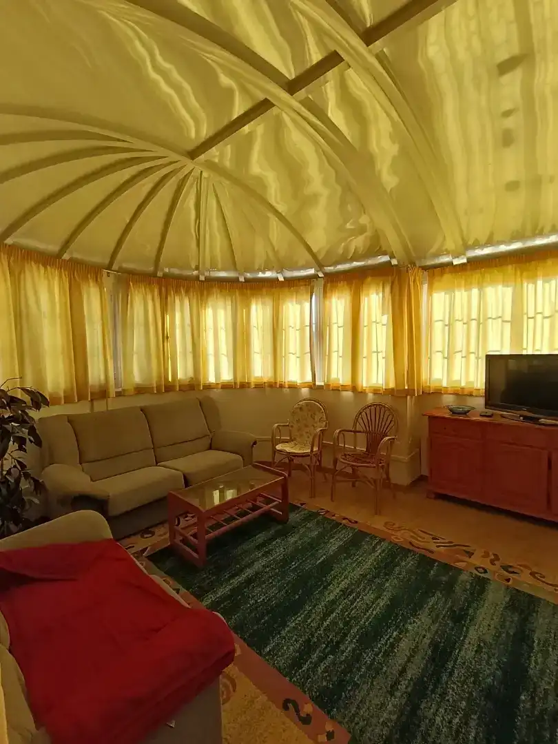 Living room of Houses for sale in Pilar de la Horadada  with Air Conditioner, Swimming Pool and Balcony