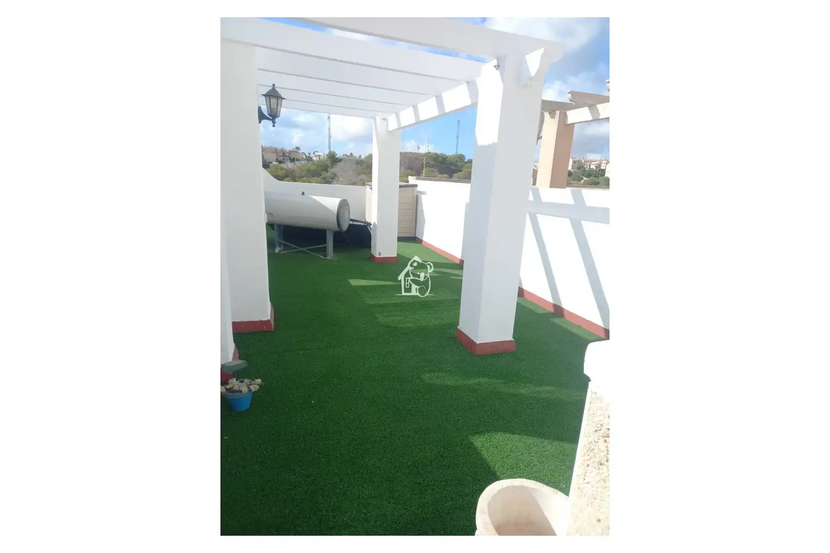 Terrassa de Casa adosada de lloguer en Orihuela amb Aire condicionat, Jardí privat i Terrassa