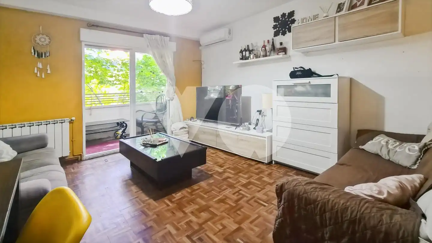 Sala de estar de Piso en venta en Madrid con Aire acondicionado, Calefacción y Parquet