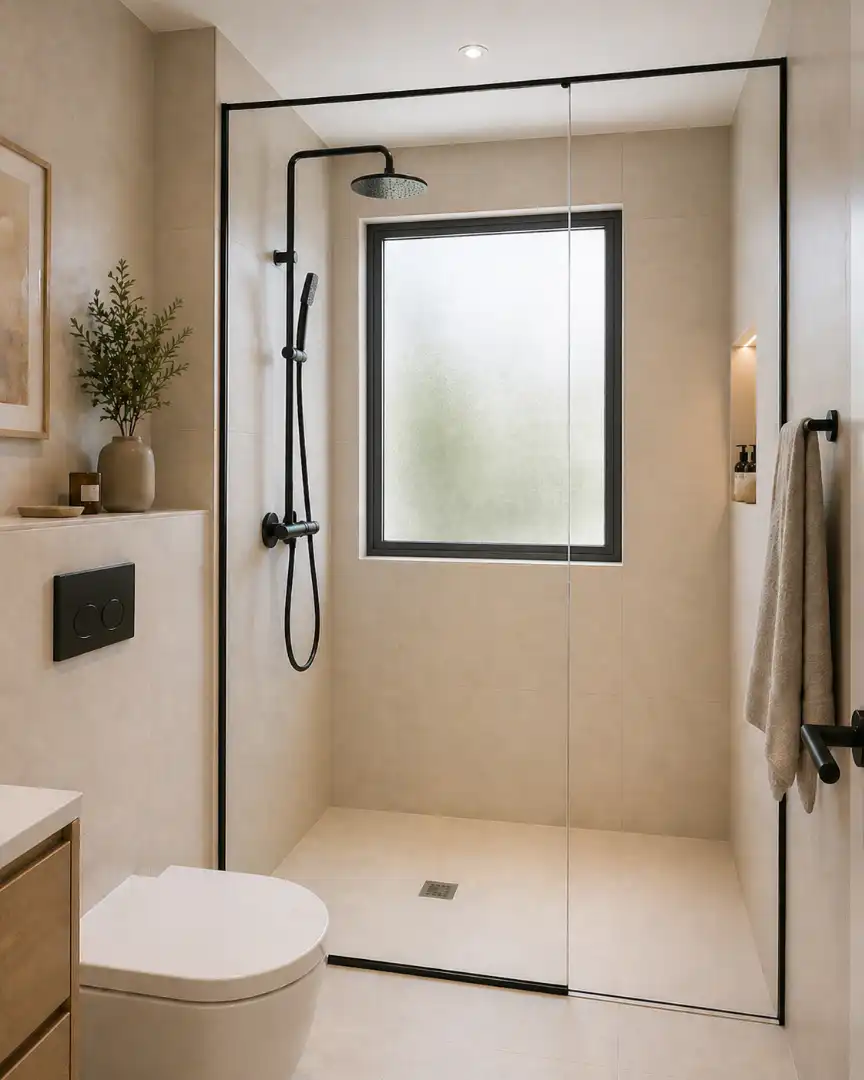 Badezimmer von Wohnungen zum Verkauf in Sanxenxo mit Klimaanlage, Heizung und Parkett